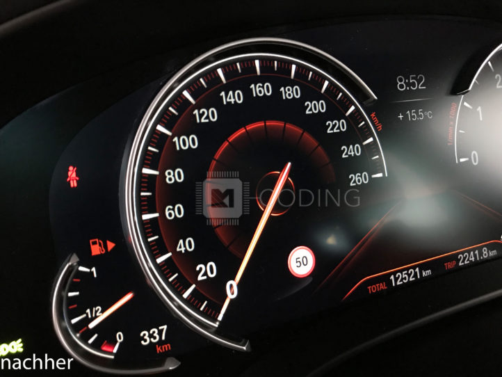 BMW Speed Limit Info SLI Freischaltung